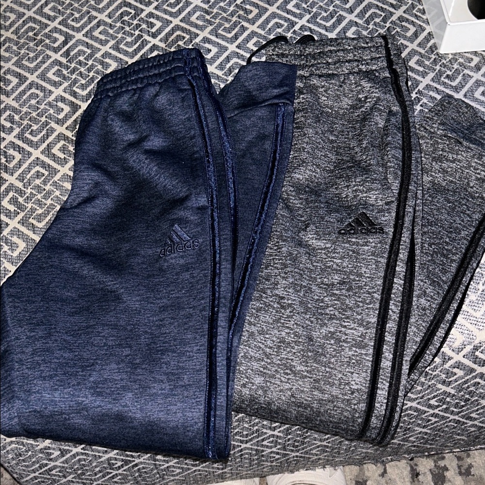 Adidas Kids' Navy and Charcoal Joggers